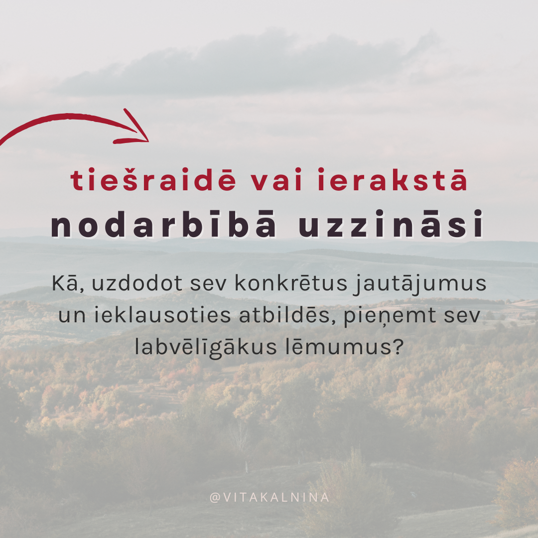 Lekcija "Kā atrast drošo vietu sevī pašā?" - Image 2